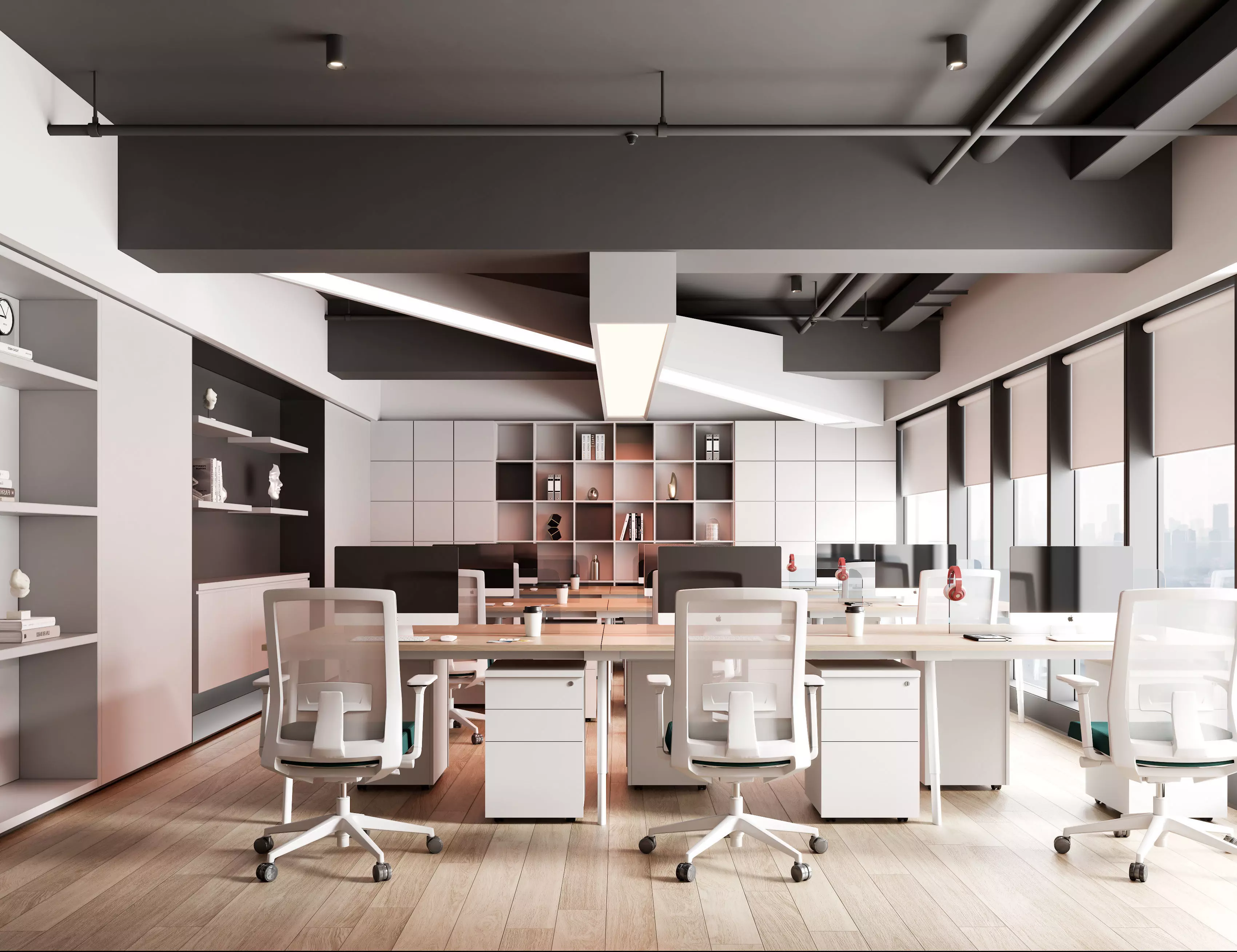 3D model of a modern office interior 3D model