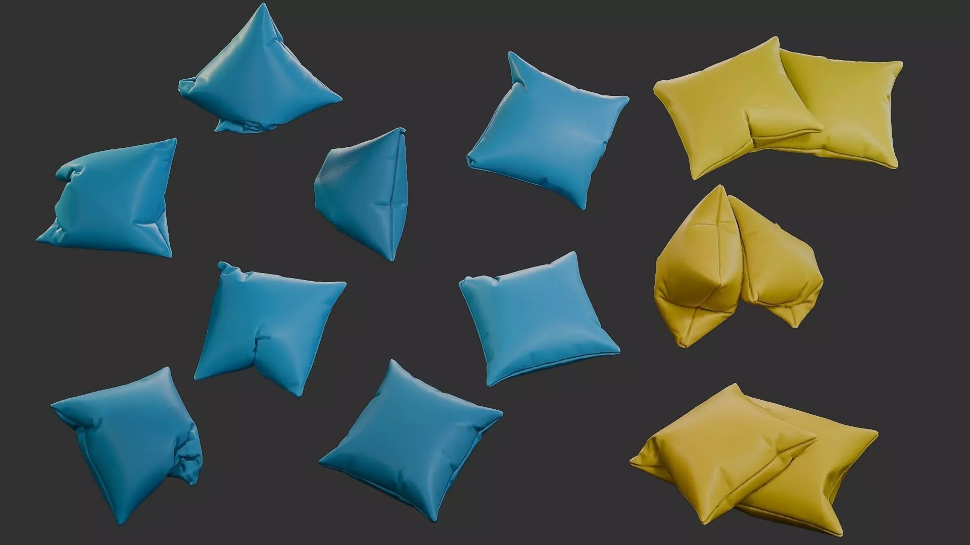 Pillows Pack 1 3D print model