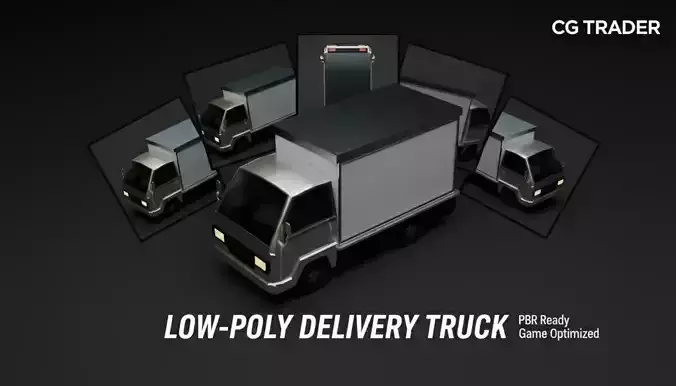 Truck Low Poly Game-ready
