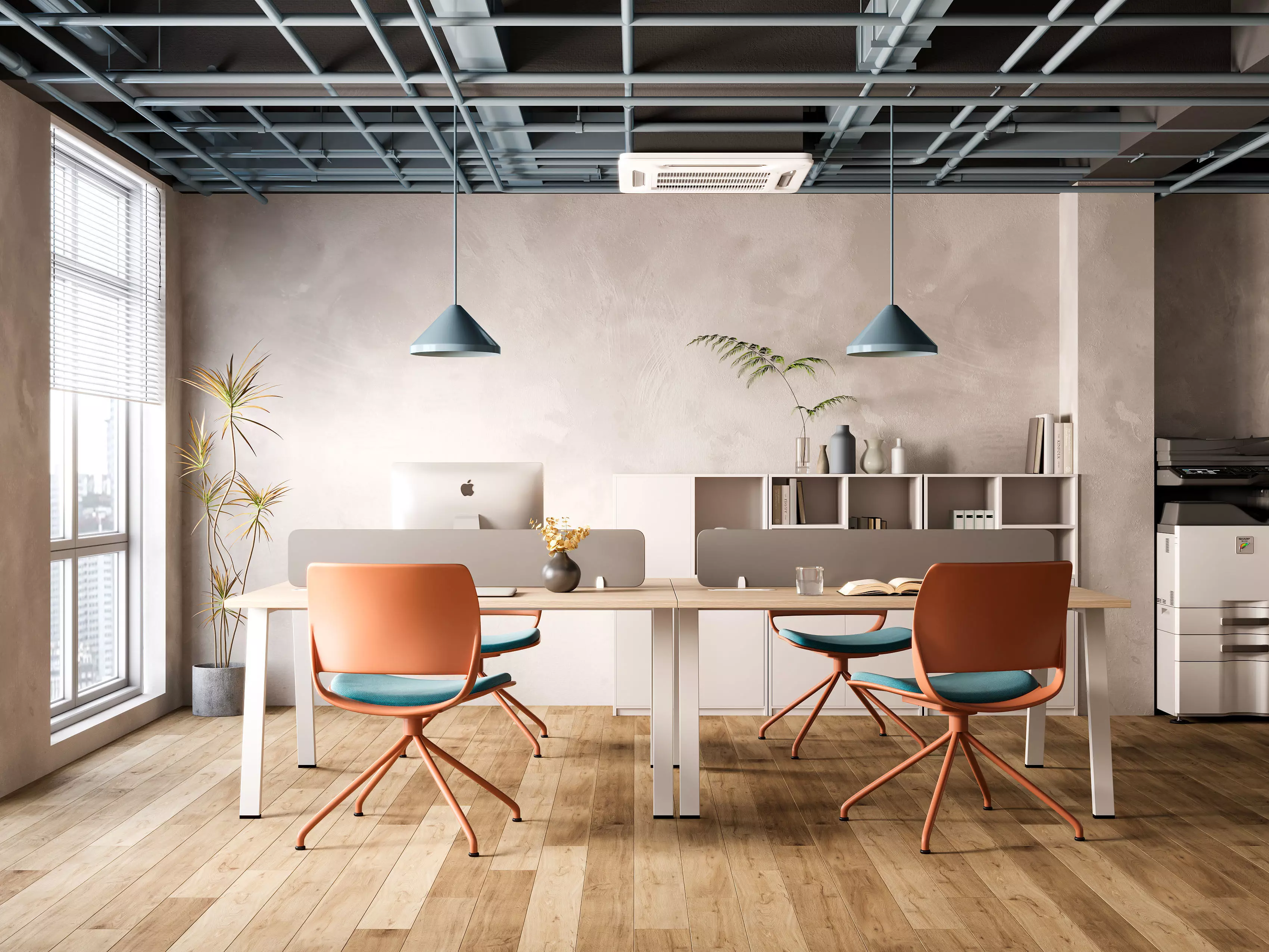 3D model of a modern office interior 3D model