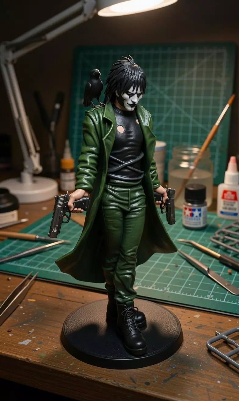 The Crow - Eric Draven 3D Printable Statue 3D print model