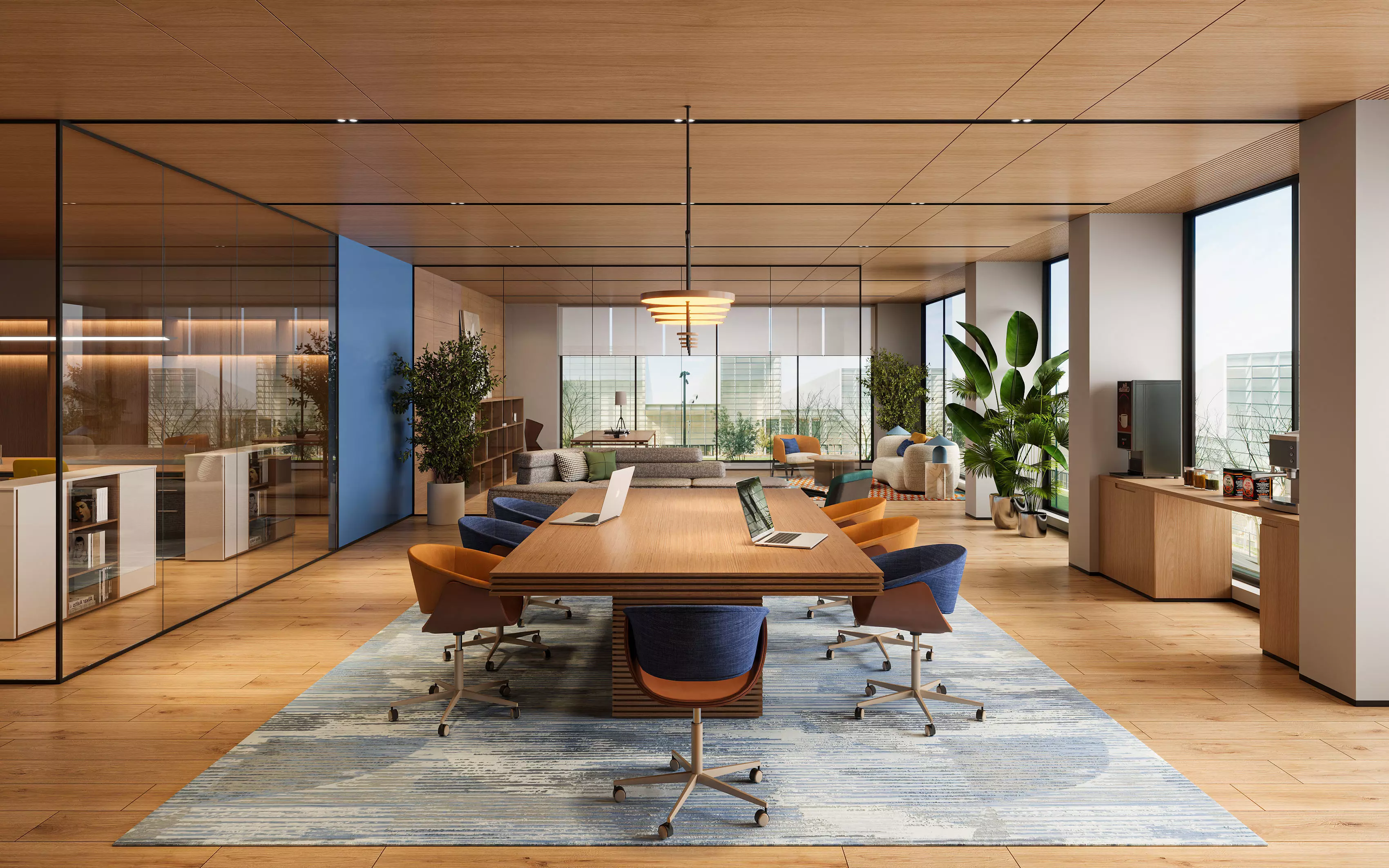 3D model of a modern office interior 3D model