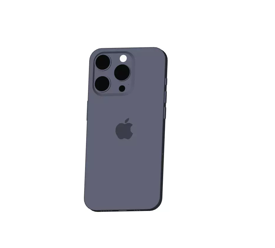 Apple iPhone 15 Pro CAD Model 3D print model