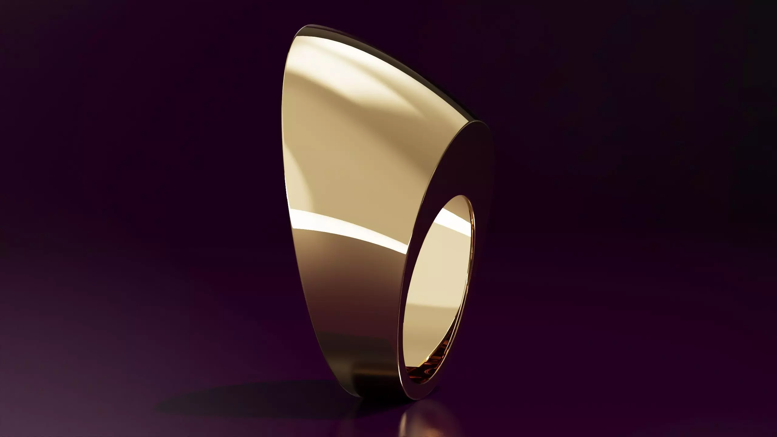 free form ring N72 54EU SIZE 3D print model