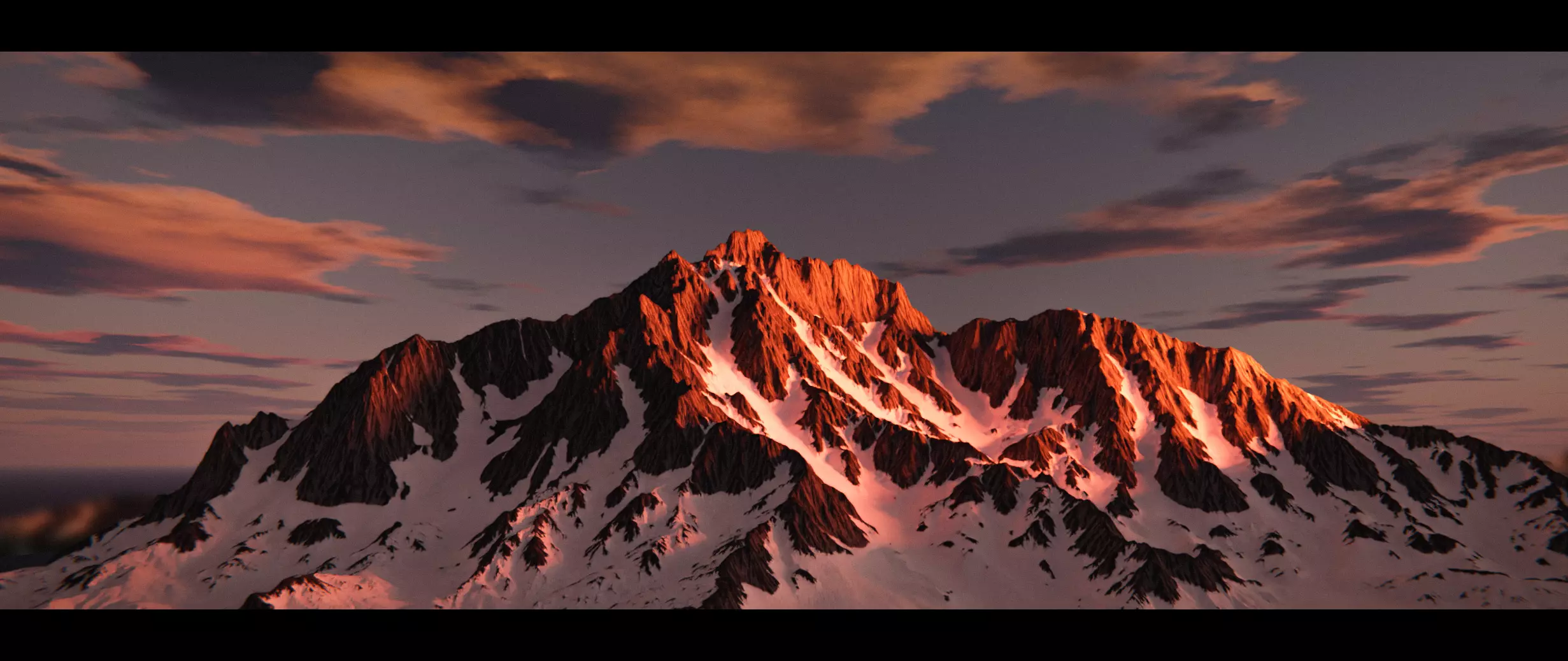 Snow Mountain 3D model