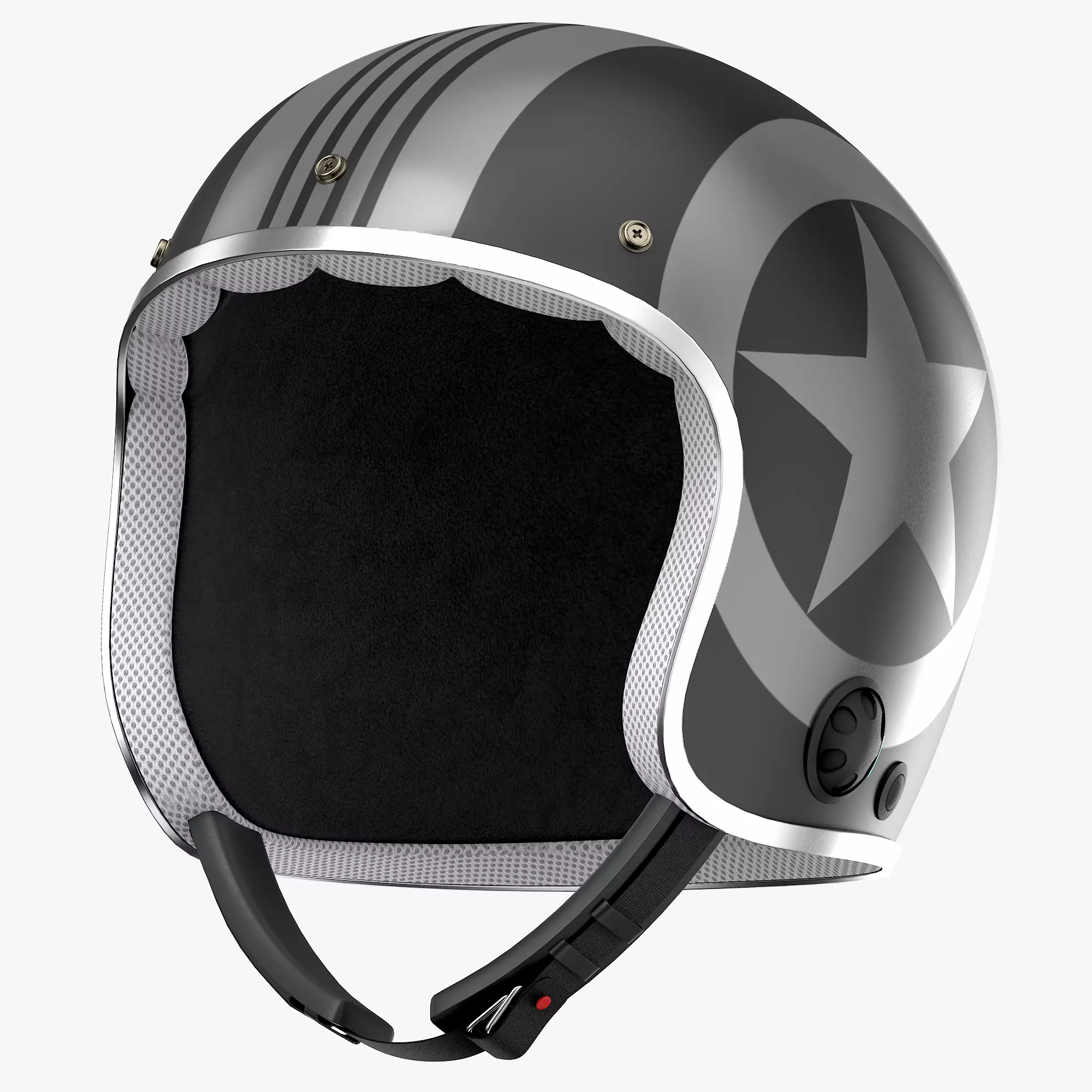 Motorcycle Helmet Low-poly 3D model