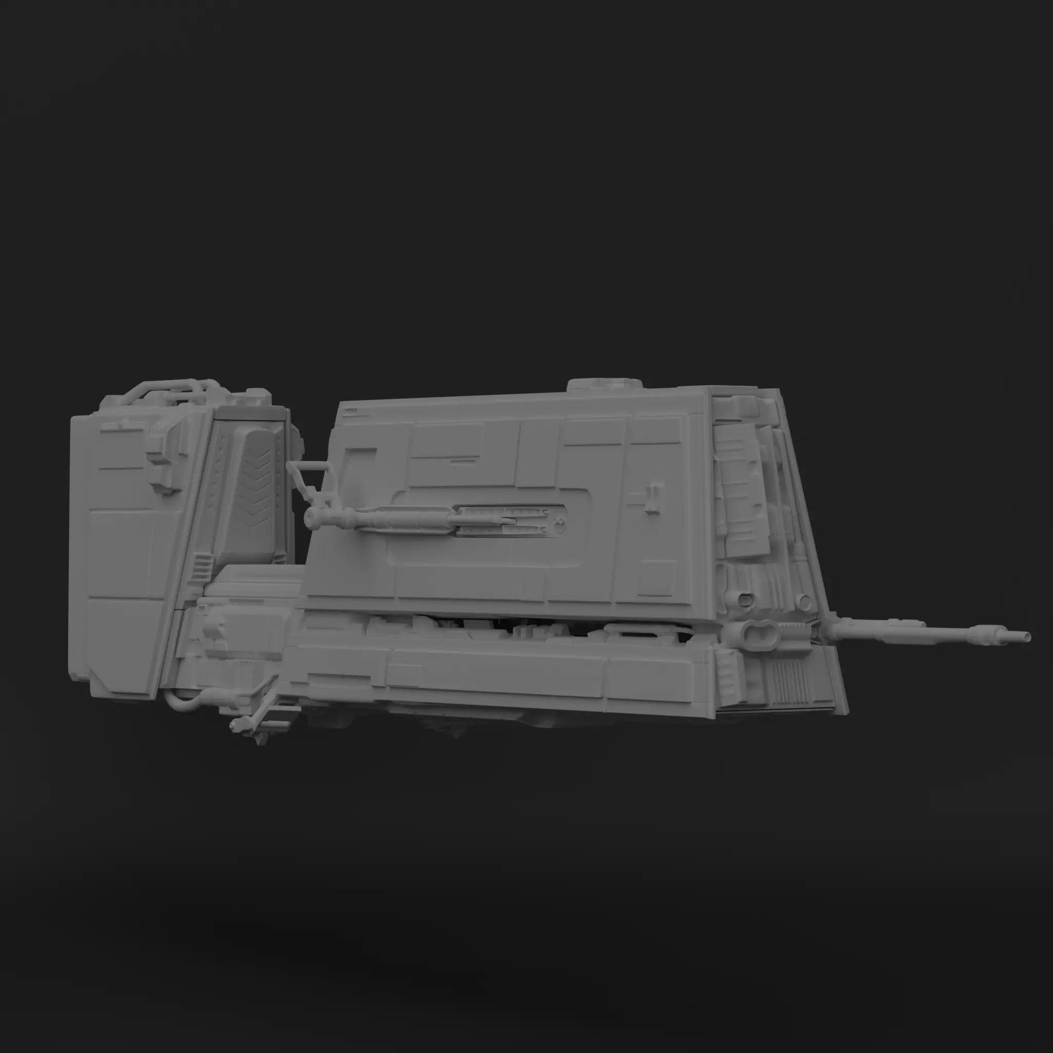 Imperial Patrol Speeder Bike - One12 - STL files 3D print model