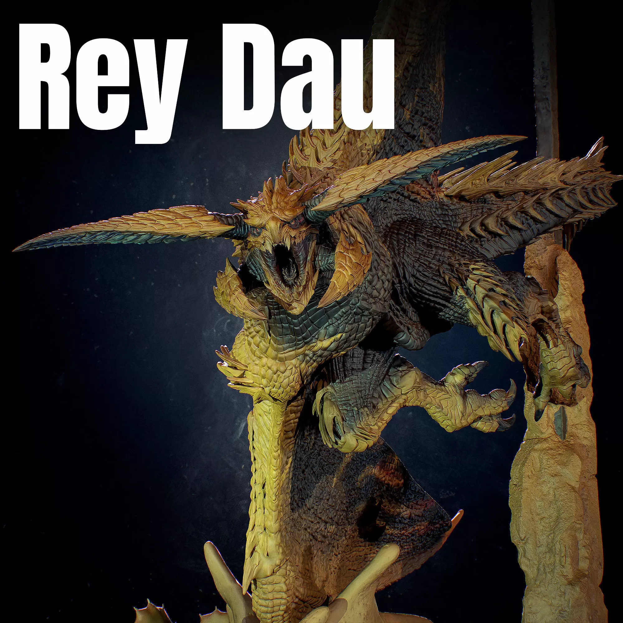 Rey Dau Fan Art 3D print model