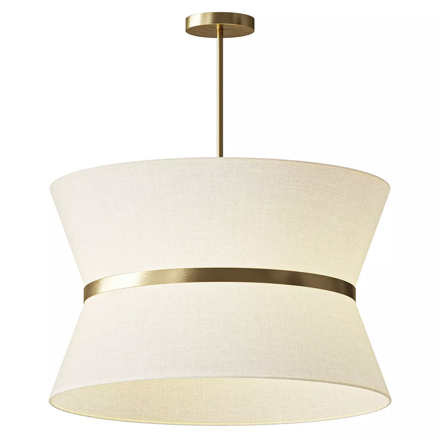Chic Hourglass Chandelier 3D model