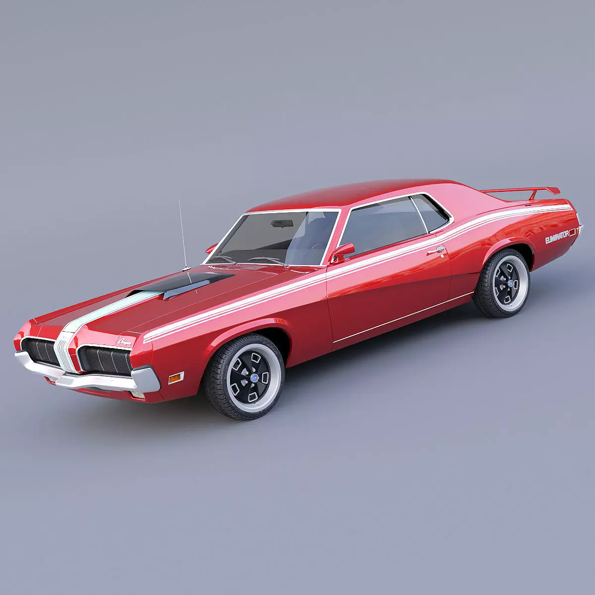 1970 Mercury Cougar Eliminator 3D model