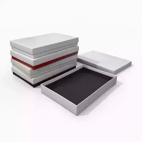 Rigid Box - Flat Rectangular with Lift-Off Lid