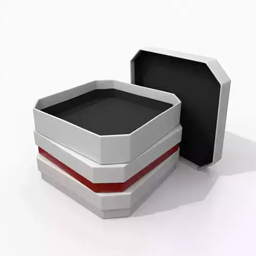 Rigid Box - Flat Beveled Edge with Lift-Off Lid