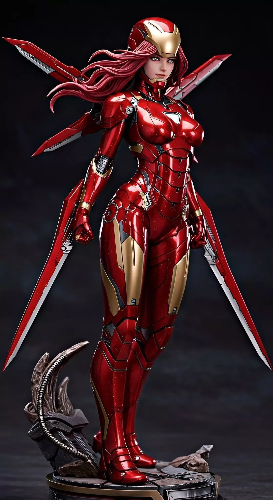 iron woman stl 3D print model