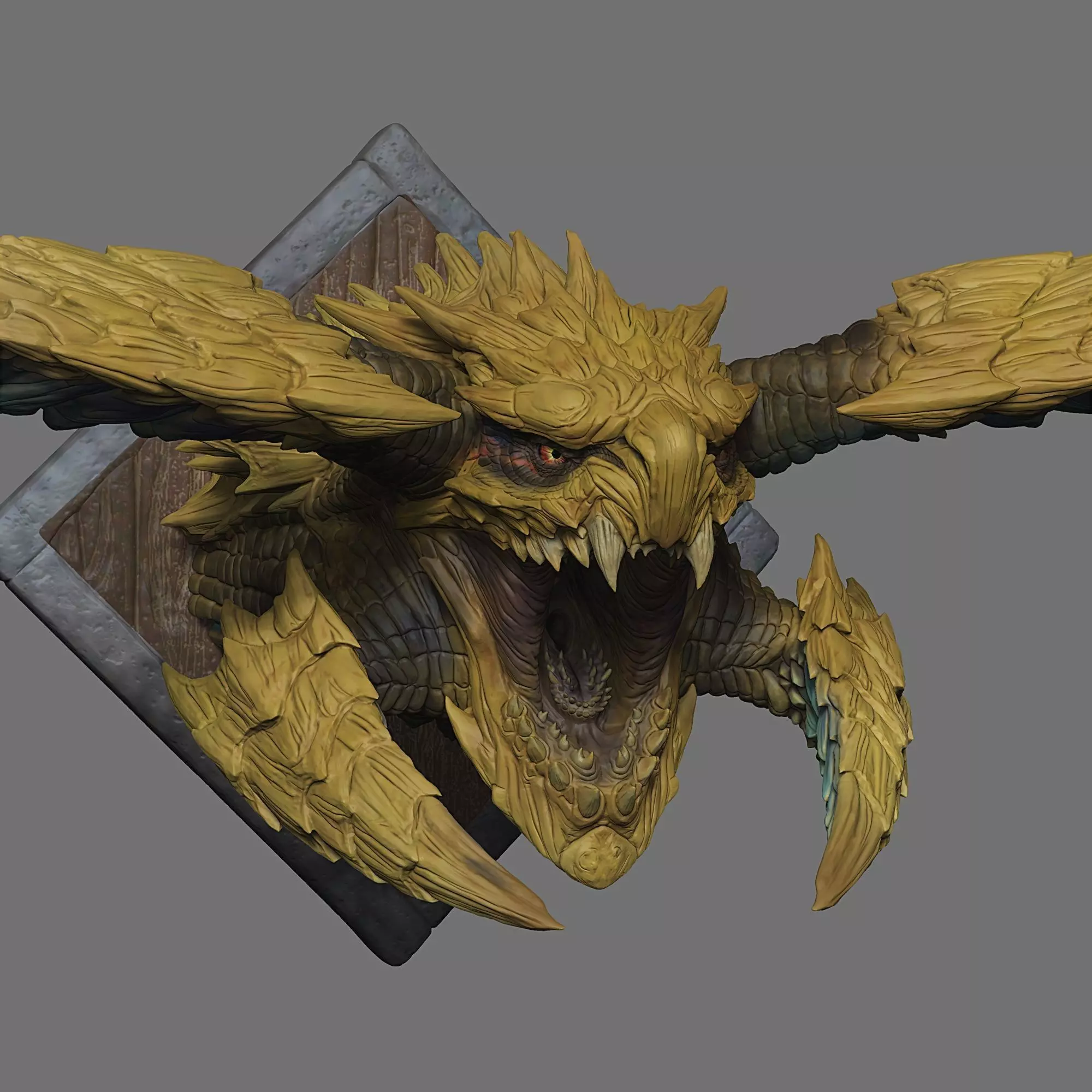 Rey Dau Bust 3D print model