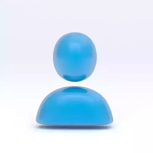 Human Icon blue