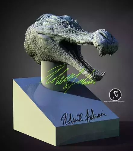 Sarcosuchus Bust