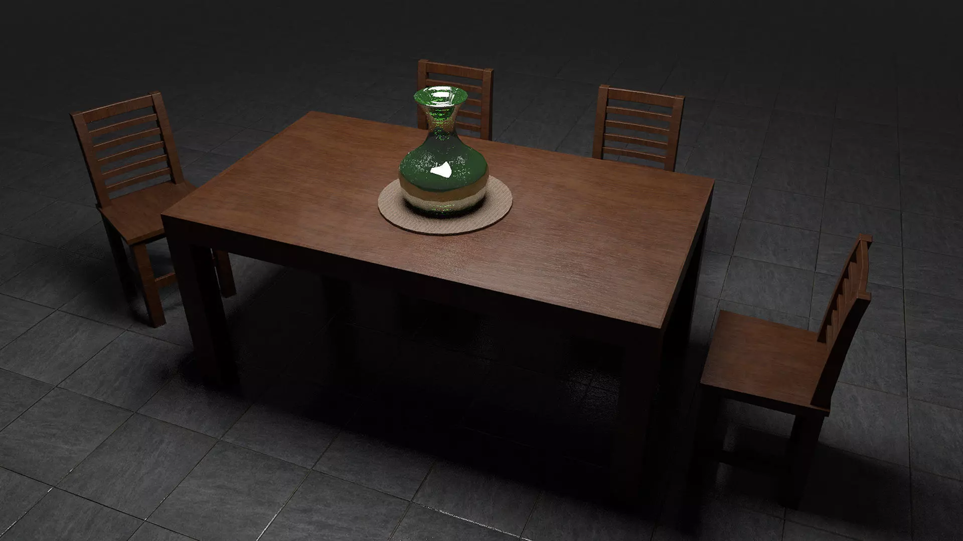 Set de comedor 3D model