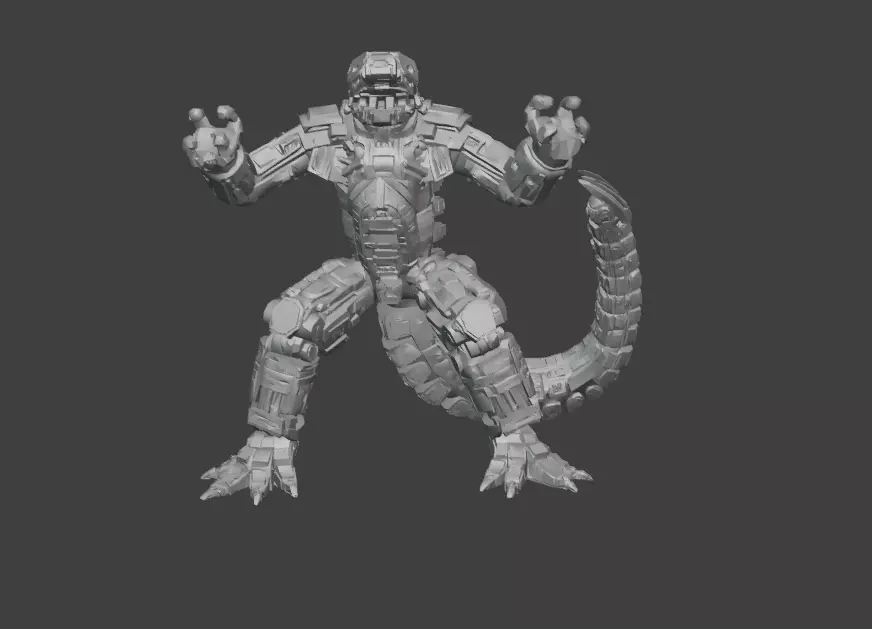 Mecha - 3D Printable Static Model 181x200x125 mm 3D print model