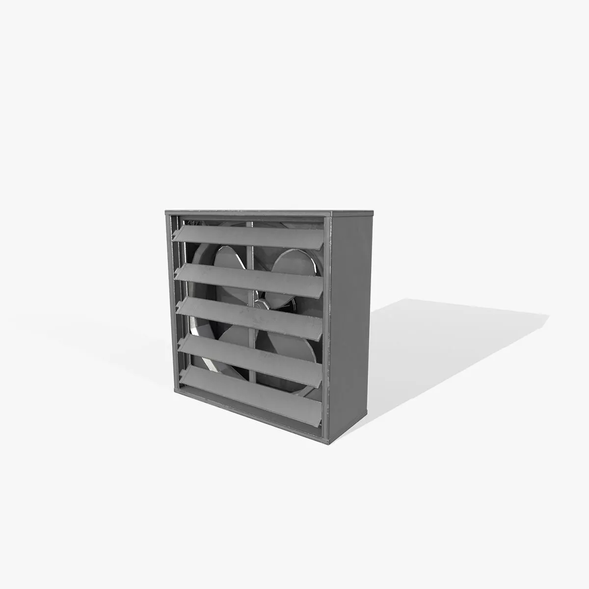 Exhaust Fan Low-poly 3D model