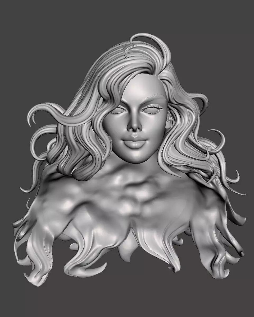 Zatanna headsculpt head sculpt 3D print model