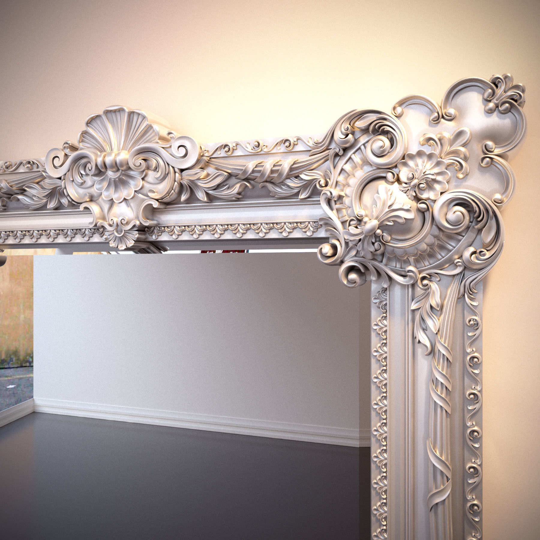 Frame mirror1 3D model_3