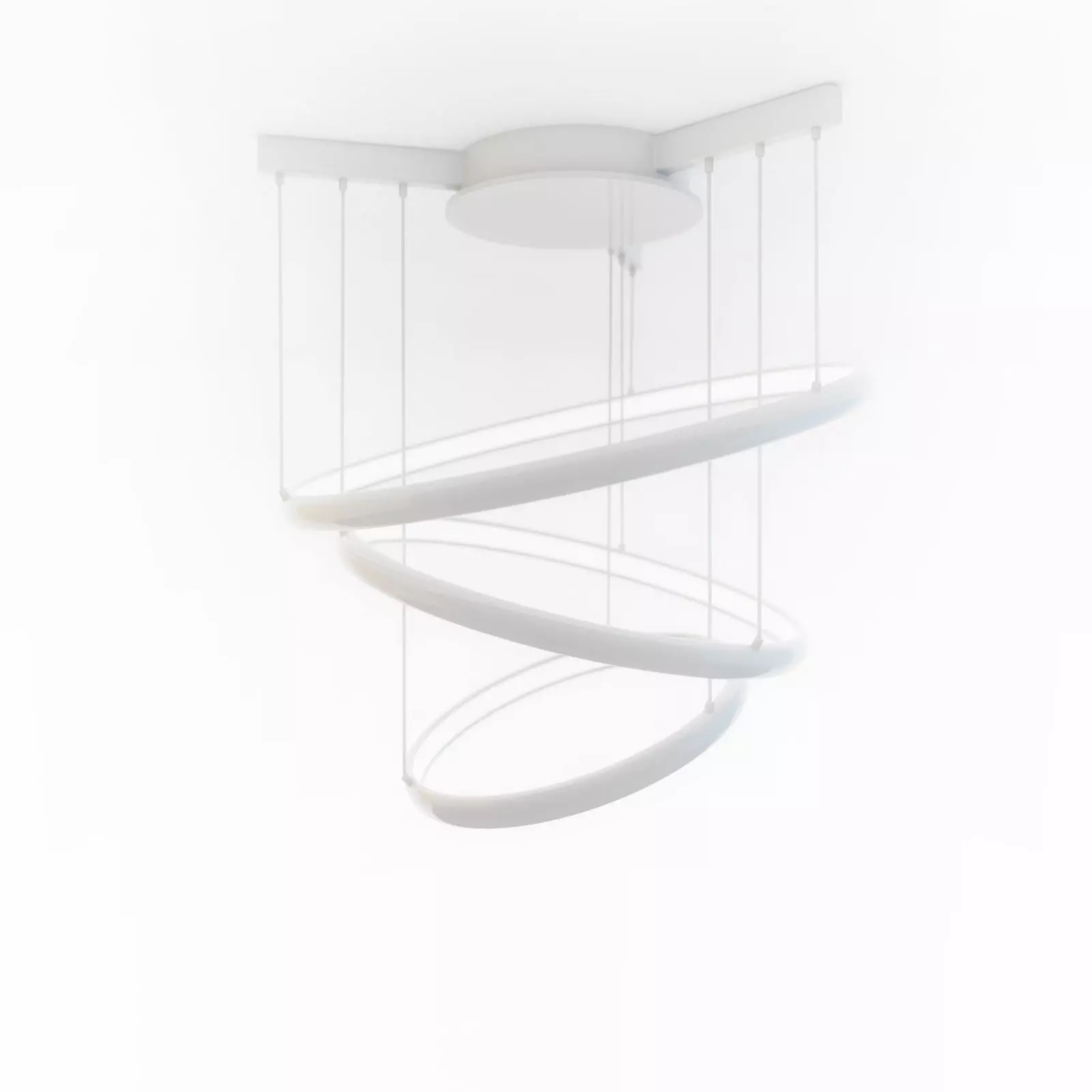 Saturn pendant lamp 3D model_0