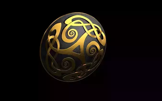 Celtics interlacings 3D model