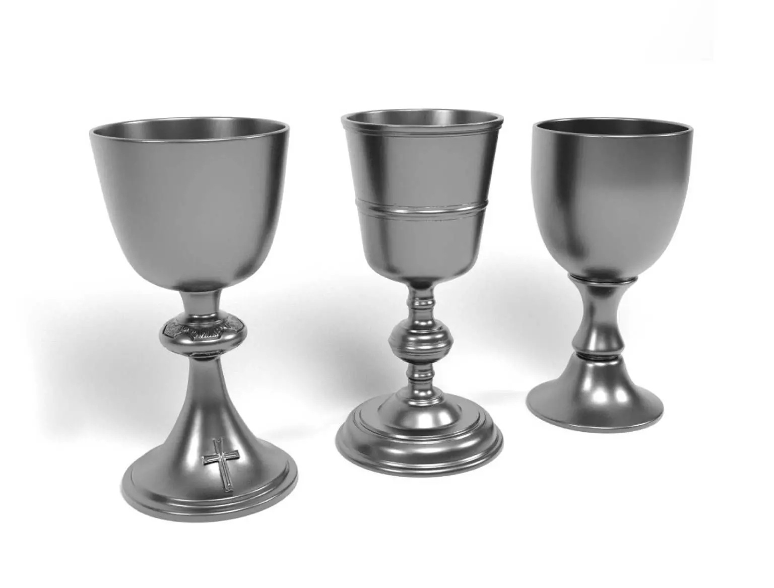 Medieval cups 3D print model