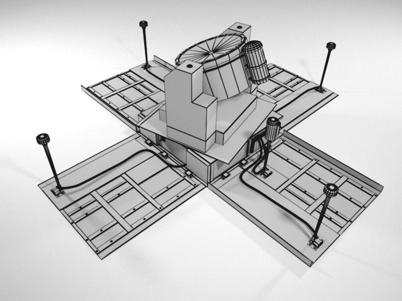 anti helicopter bomb Low-poly 3D model_3