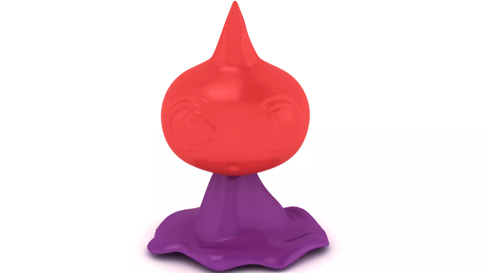 3D Glossy Designer Vinyl Figure with Roya 3D print model
