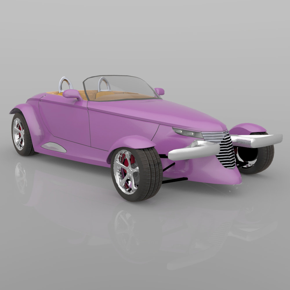 Prowler Wavefront OBJ 3D model_1