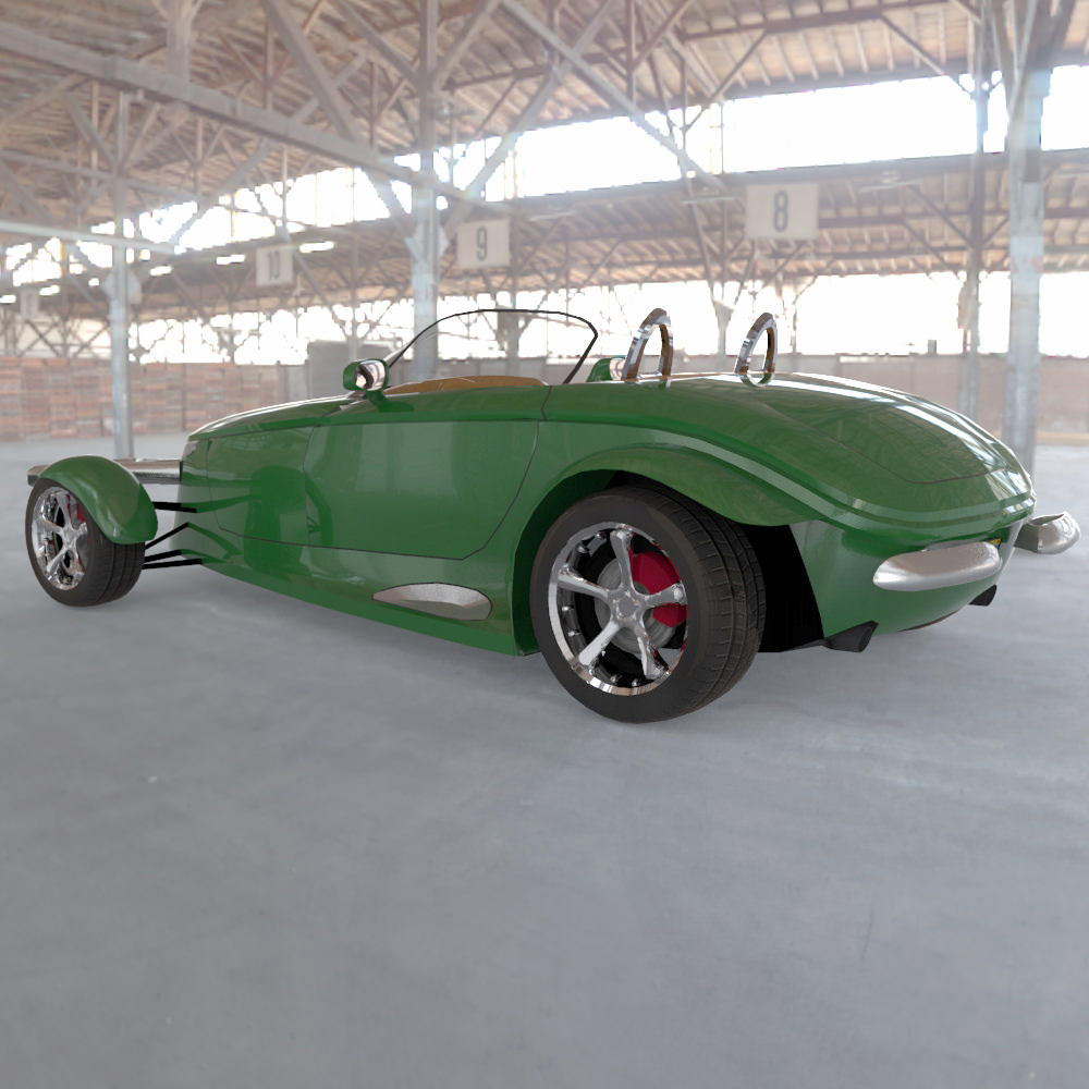 Prowler Wavefront OBJ 3D model_6