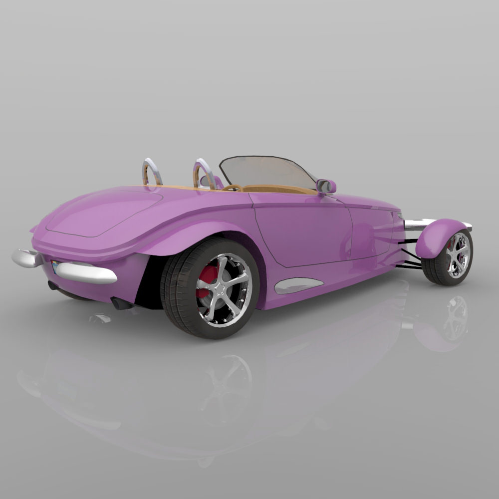 Prowler Wavefront OBJ 3D model_2