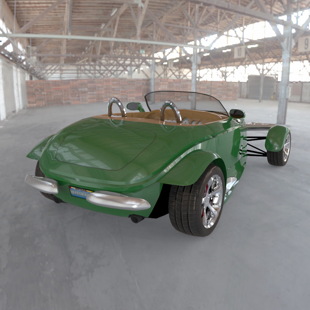 Prowler Wavefront OBJ 3D model_5