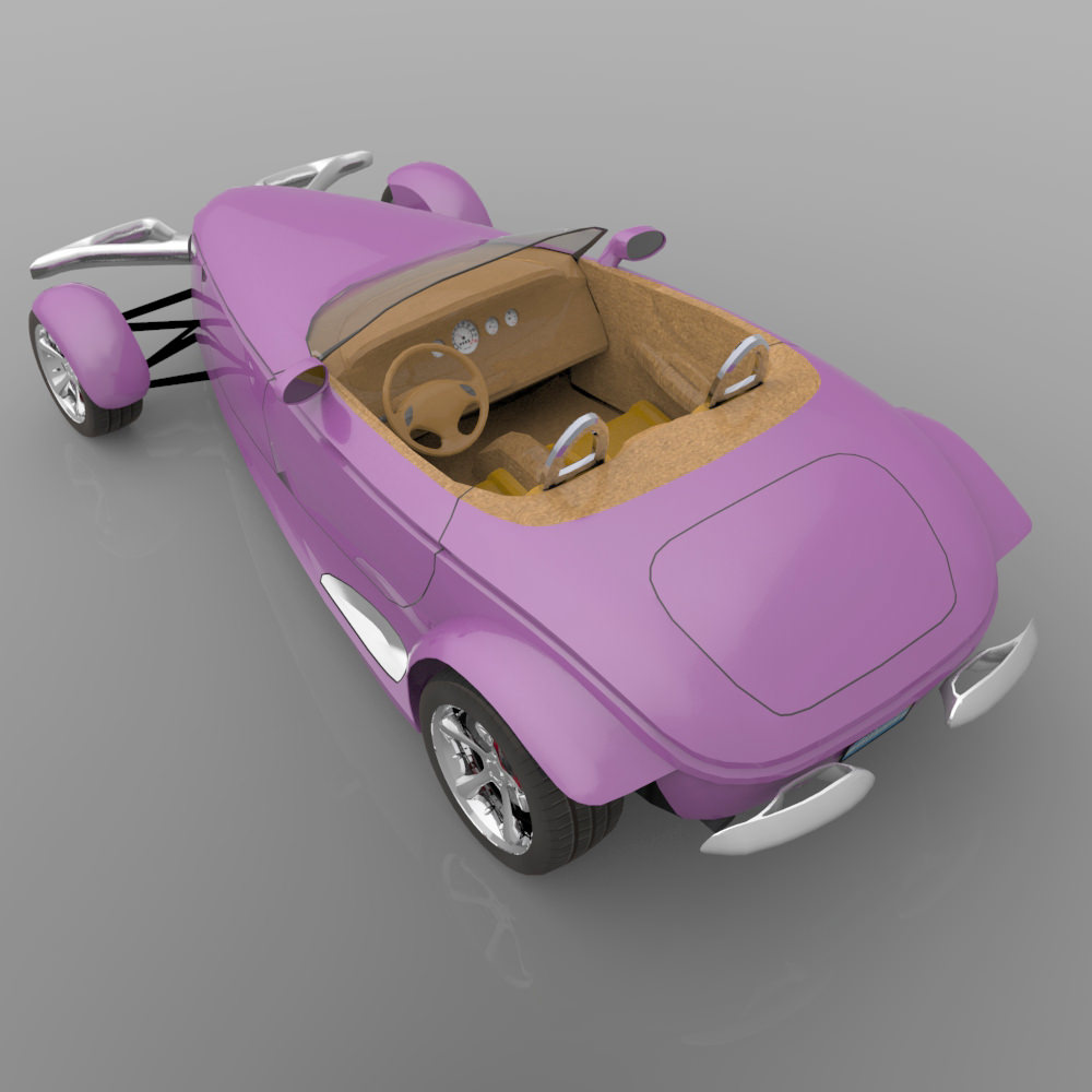 Prowler Wavefront OBJ 3D model_4