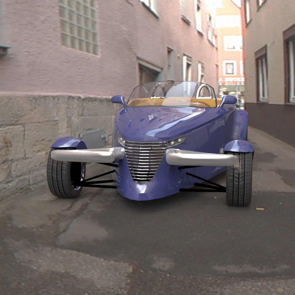 Prowler Wavefront OBJ 3D model_9