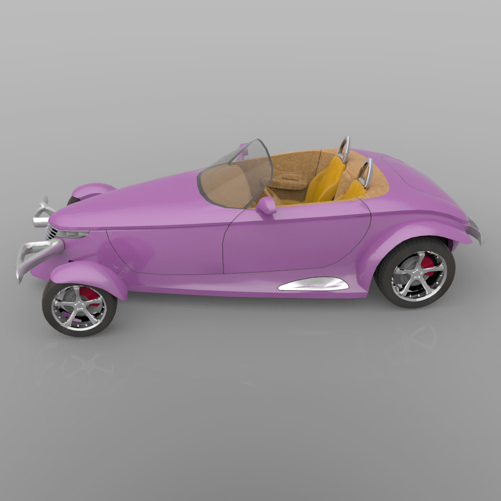 Prowler Wavefront OBJ 3D model_3