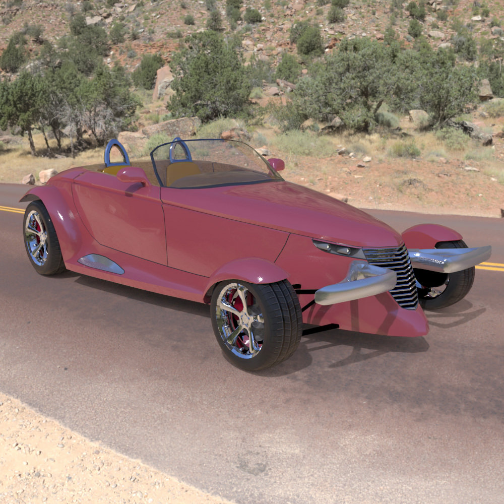 Prowler Wavefront OBJ 3D model_7