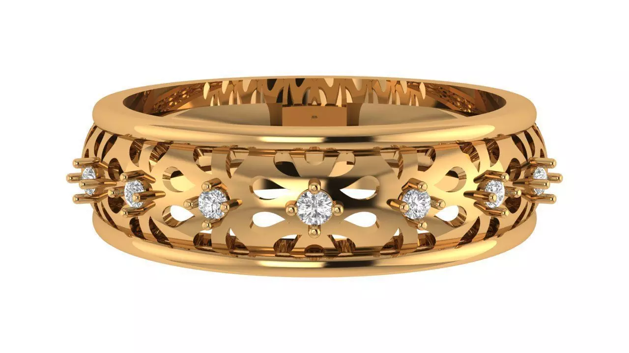 Vintage Ring 3D print model