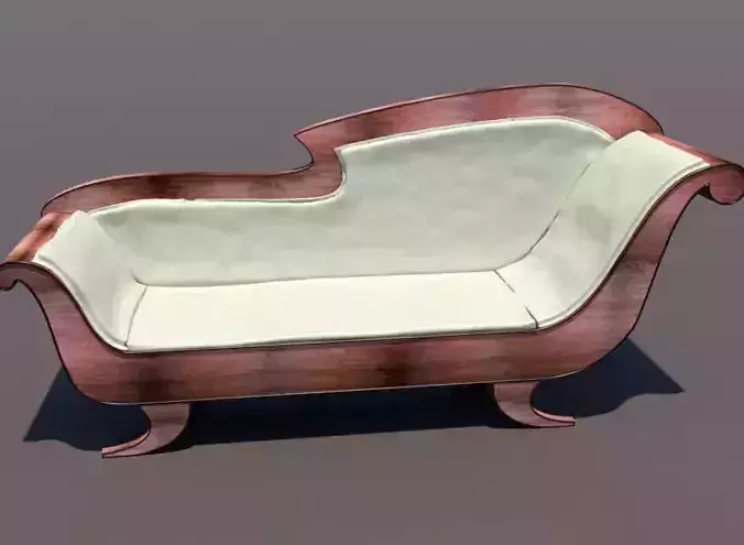 Antique Empire Sofa 3D model
