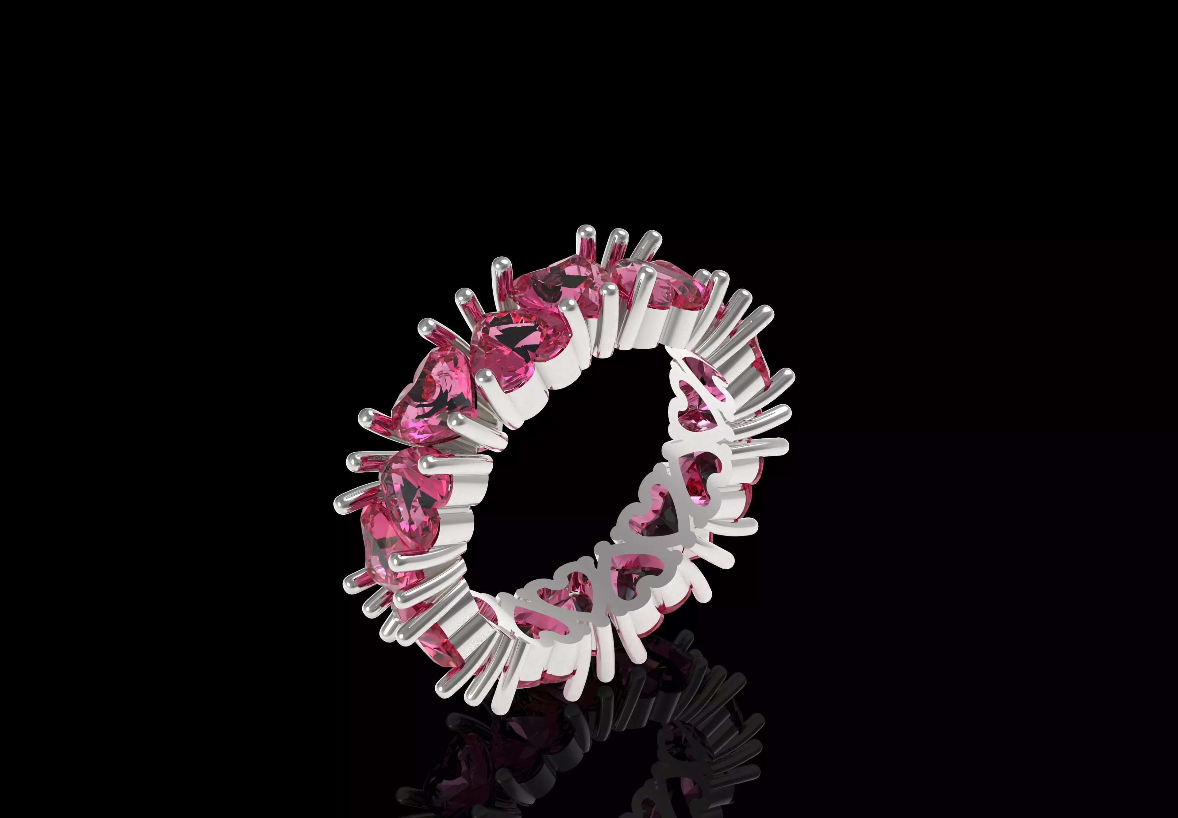 Wedding Heart Band 3D print model