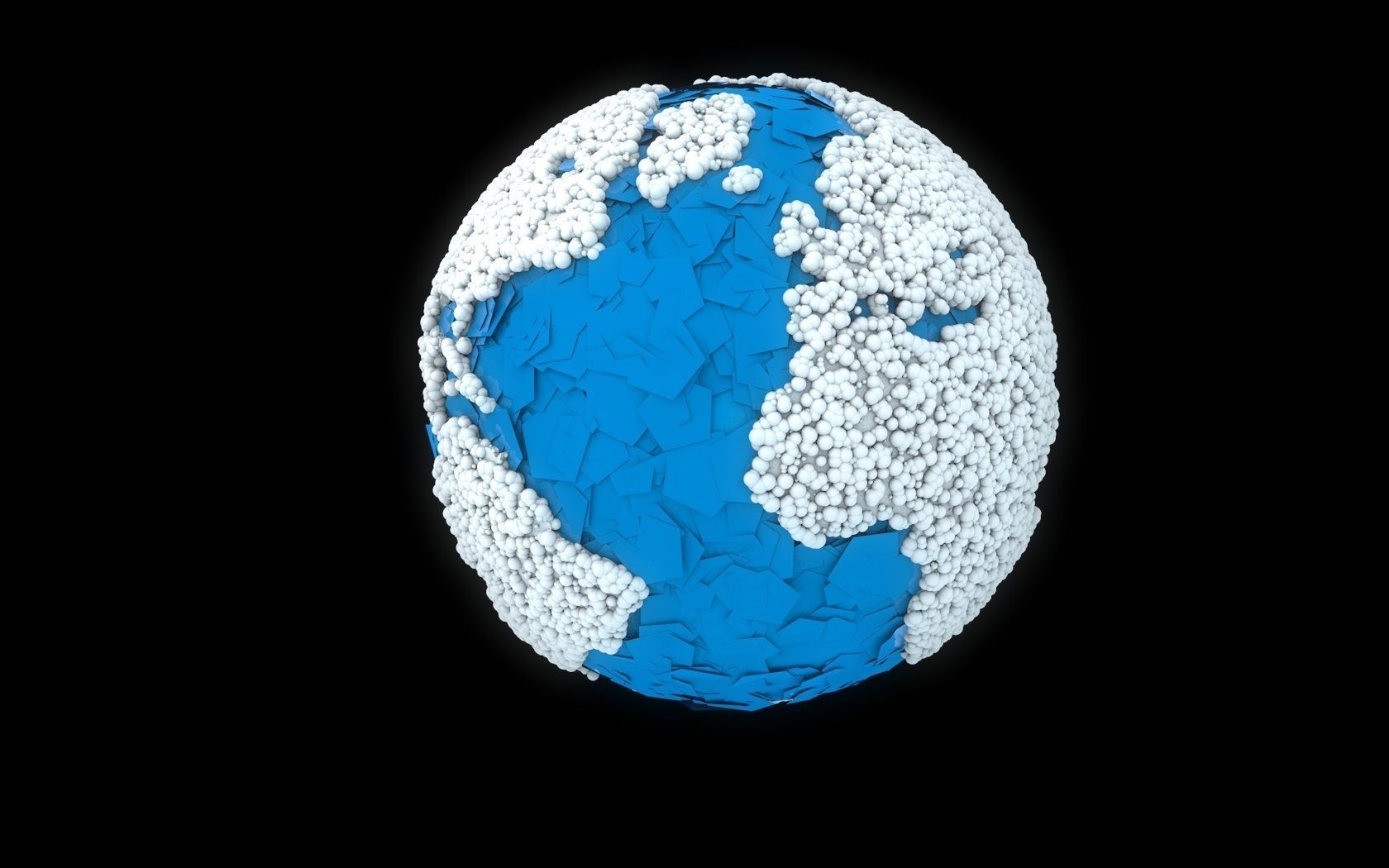 terrestrial globe 3D model_7