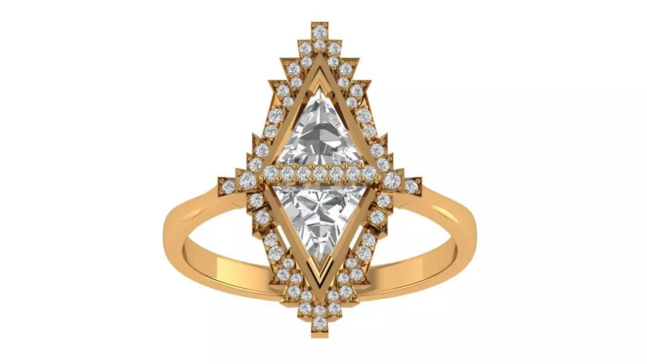 Vintage Ring 3D print model
