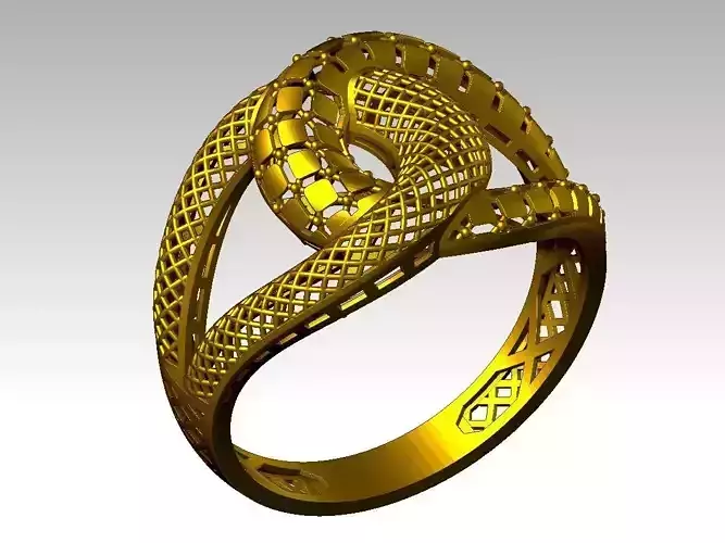 light weight ring  STL file  ready for print 3D print model
