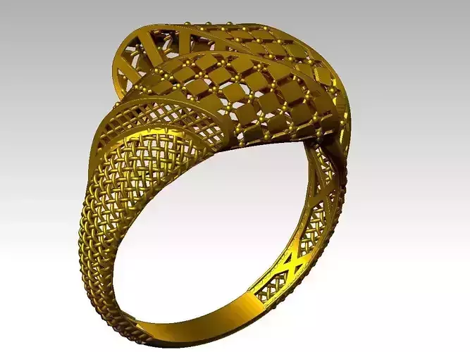 light weight ring  STL file  ready for print 3D print model
