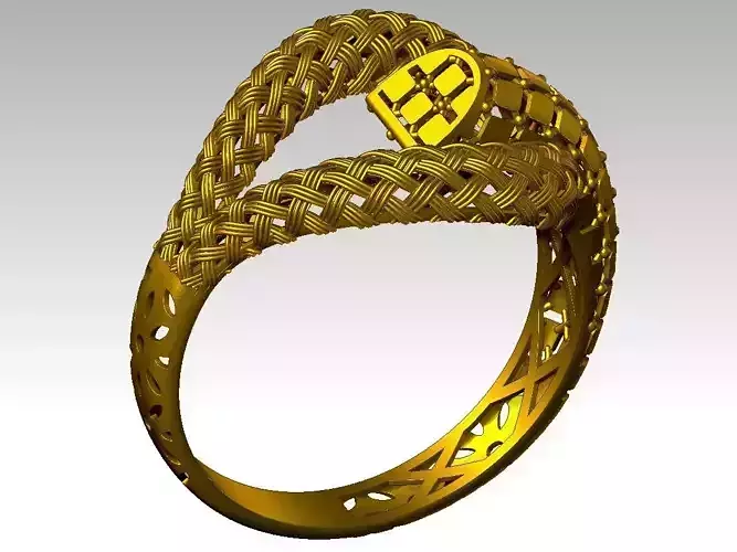 light weight ring  STL file  ready for print 3D print model