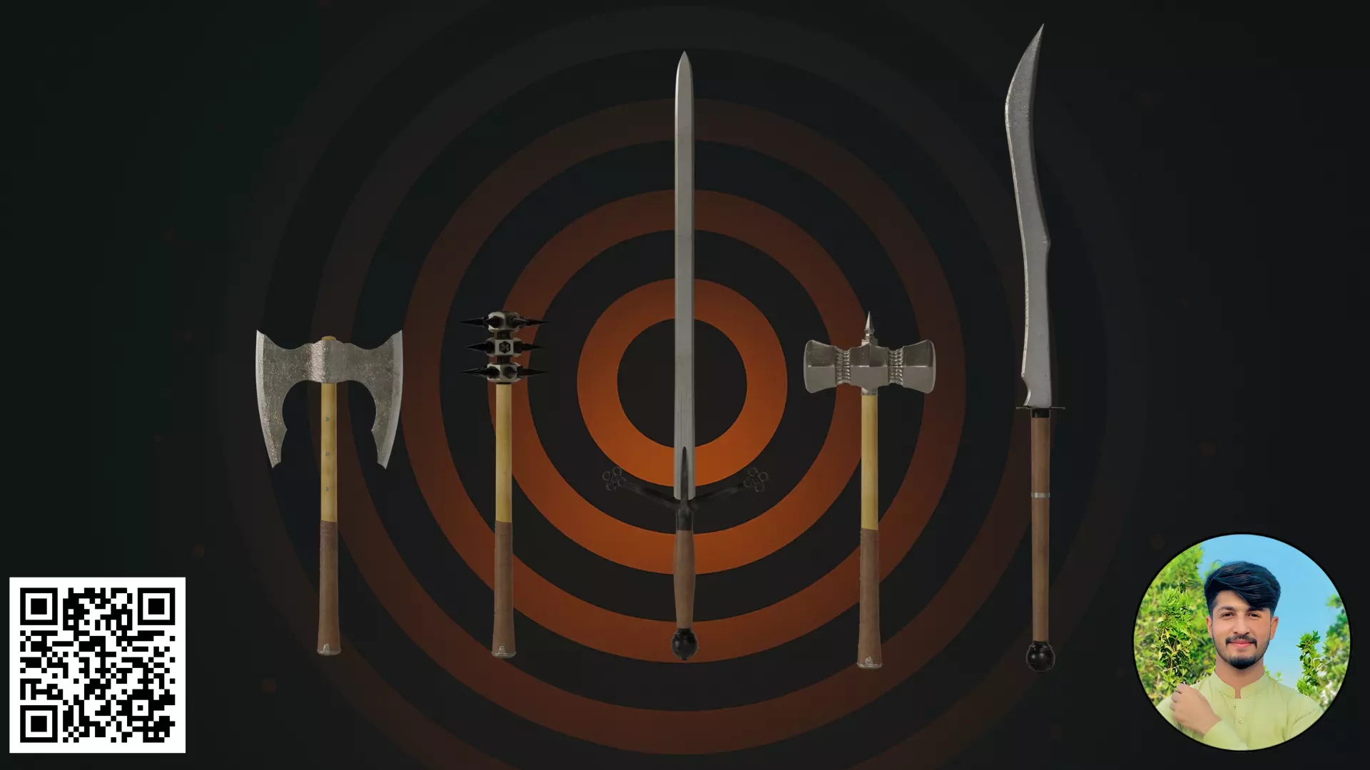 Ultimate Medieval Fantasy Melee Weapon Collection 3D model