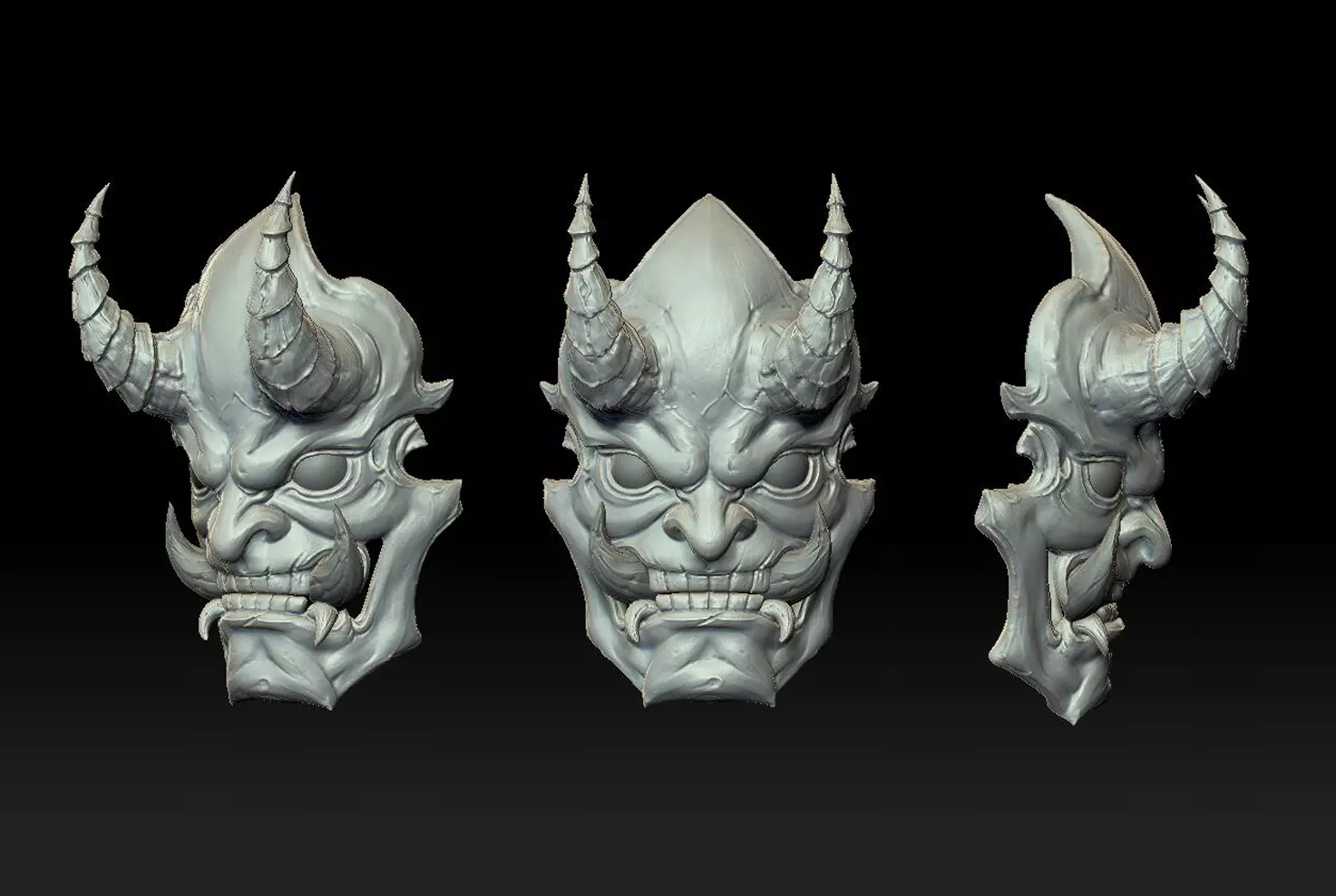 demon mask 3D print model