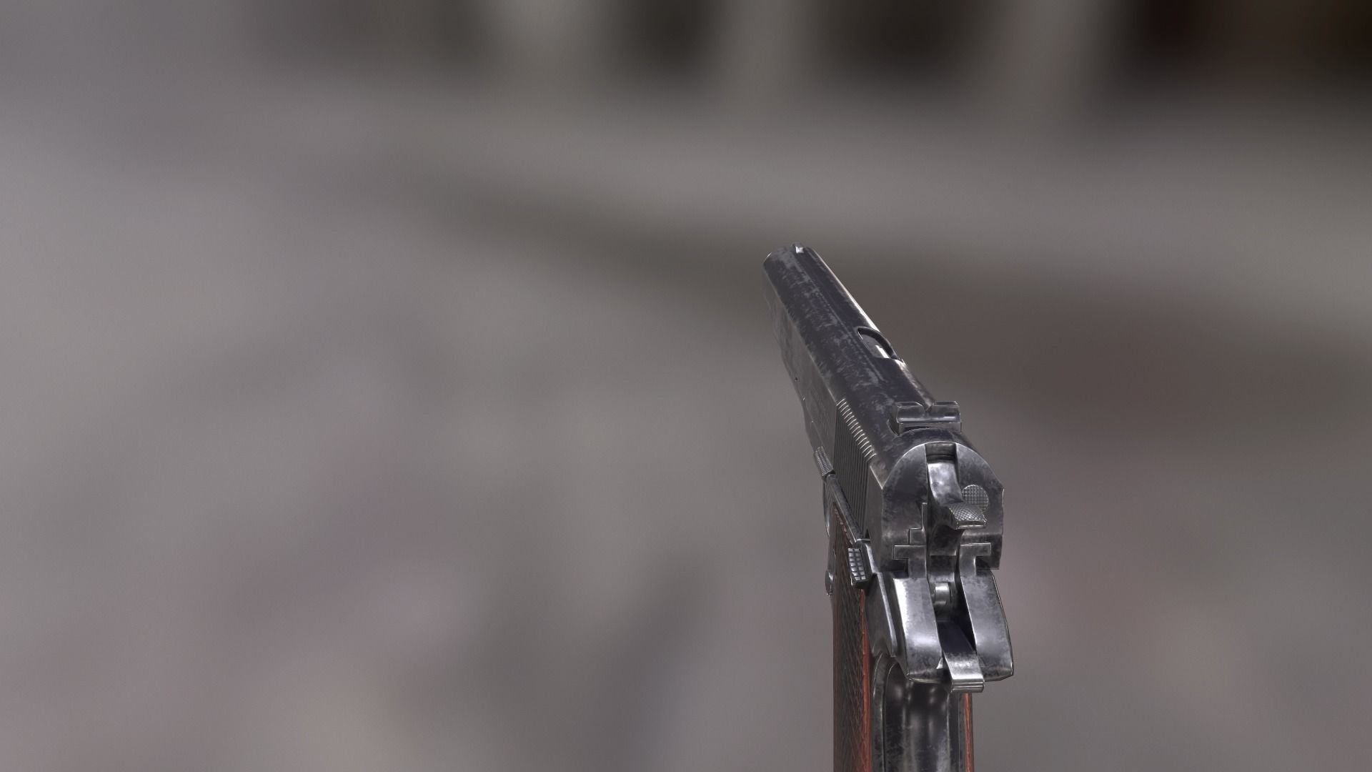 Colt 1911 Low-poly 3D model_8