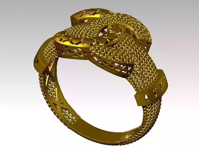 light weight ring  STL file  ready for print 3D print model